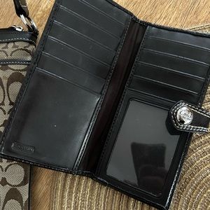 Coach cross body and wallet